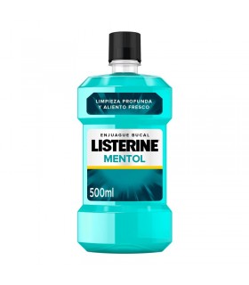 LISTERINE MENTOL 500 ML Higiene y Inicio - LISTERINE
