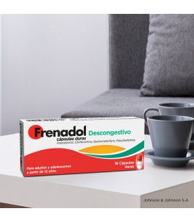 FRENADOL DESCONGESTIVO 16 CAPSULAS Resfriados y Resfriado, tos y Gripe - JOHNSON AND JOHNSON 2