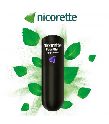 NICORETTE BUCOMIST 1 MG-PULVERIZACION 1 AEROSOL Deshabituacion tabaquica y Medicamentos - NICORETTE