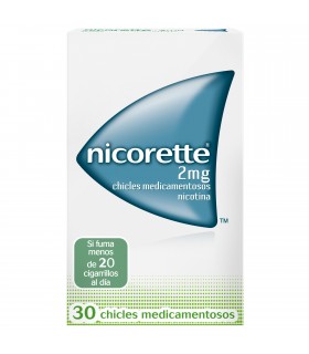 NICORETTE 2 MG 30 CHICLES Deshabituacion tabaquica y Medicamentos - NICORETTE