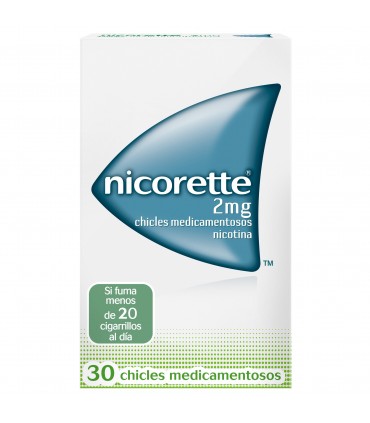 NICORETTE 2 MG 30 CHICLES Deshabituacion tabaquica y Medicamentos - NICORETTE