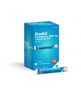 IBUDOL PEDIATRICO 200 MG 20 SOBRES SUSPENSION ORAL Antiimflamatorios y Analgésico y Antiinflamatorio - 