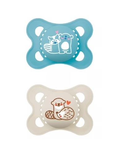 MAM ORIGINAL PURE CHUPETE SILICONA NIÑO 2-6 M 2 UNIDADES Inicio y  - MAM