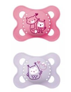 MAM ORIGINAL PURE CHUPETE SILICONA NIÑA 2-6 M 2 UNIDADES Inicio y  - MAM