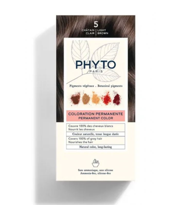 PHYTO COLOR Nº 5 CASTAÑO CLARO Higiene y Inicio - 