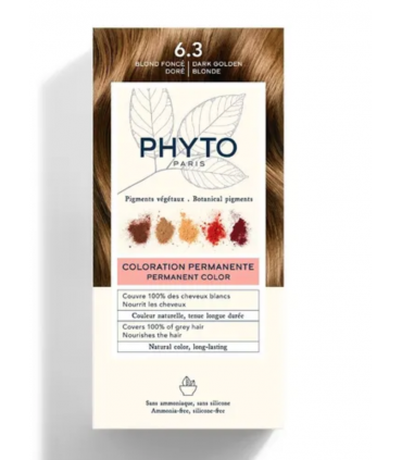 PHYTO COLOR TINTE Nº 6.3 RUBIO OSCURO DORADO Higiene y Inicio - PHYTO