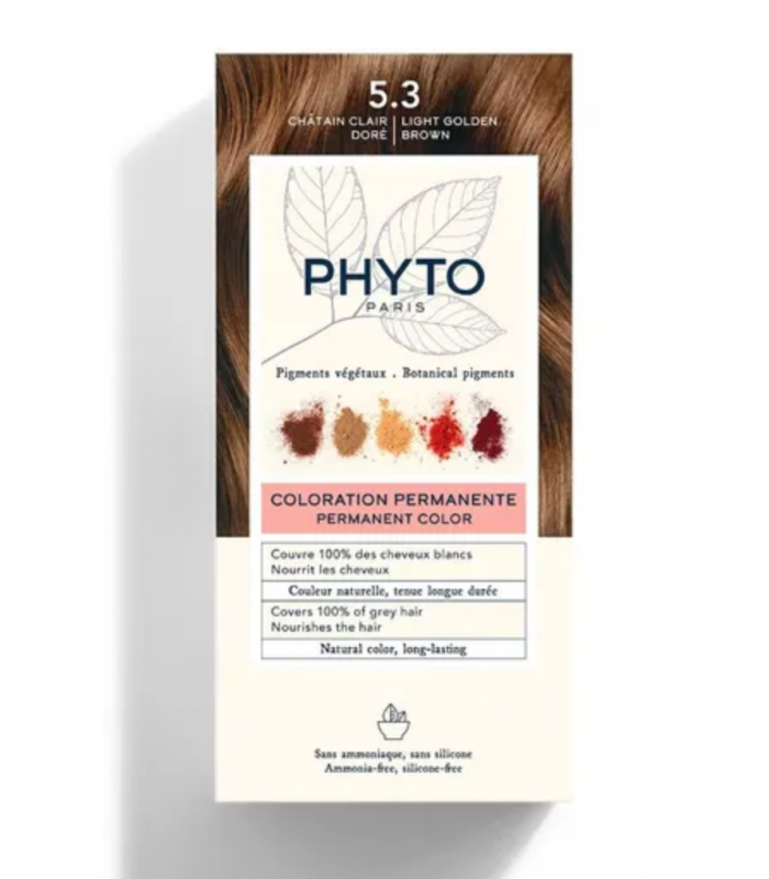 PHYTO COLOR Nº 5.3 CASTAÑO CLARO Higiene y Inicio - 