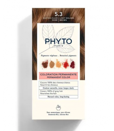 PHYTO COLOR Nº 5.3 CASTAÑO CLARO Higiene y Inicio - 