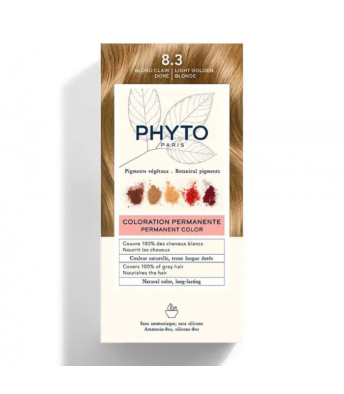 PHYTO COLOR Nº 8.3 RUBIO CLARO DORAD Higiene y Inicio - PHYTO