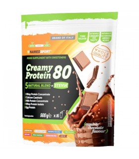 NAMED SPORT CREAMY PROTEIN 80 CHOCOLATE 500G Inicio y  - NAMED