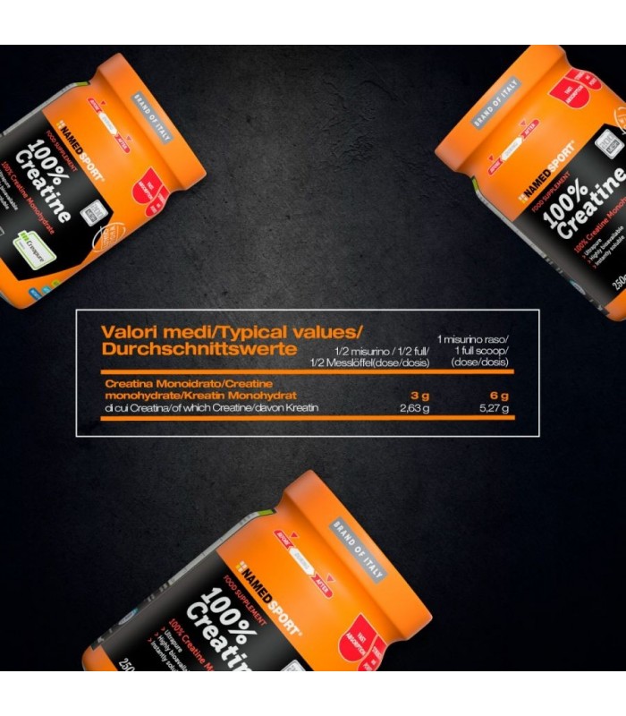 NAMED SPORT CREATINA 100% 250G Inicio y  - NAMED