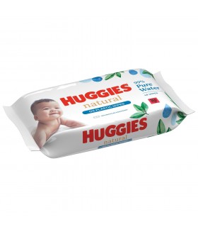 HUGGIES NATURAL TOALLITAS BIODEGRADABLES 48U Inicio y  -  2