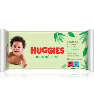 HUGGIES NATURAL CARE TOALLITAS 56U Inicio y  - 