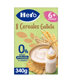 Cereal Seco Hero Baby Cereales con Fruta, 300 g (A partir de los 6 meses)