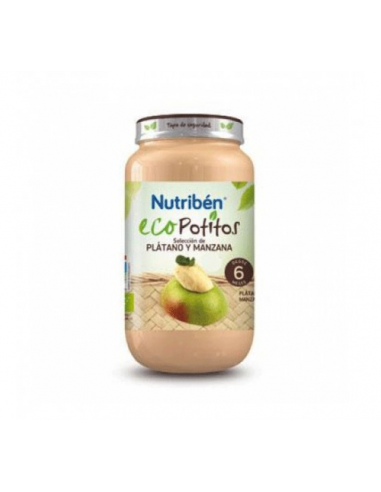 NUTRIBEN ECO SELECCION PLATANO Y MANZANA POTITO