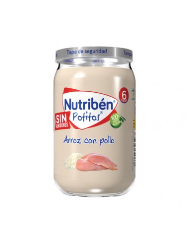 NUTRIBEN POLLO CON ARROZ 235G Bebé y mamá y Inicio - NUTRIBEN