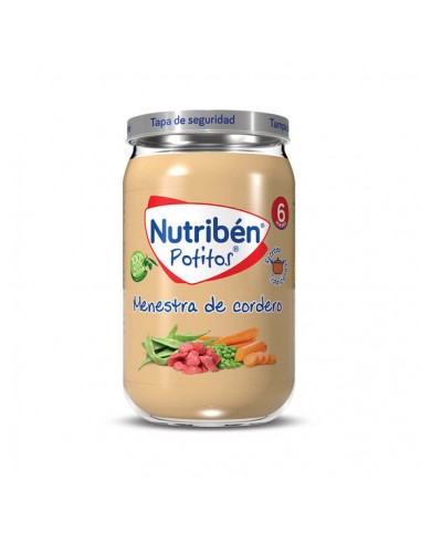 NUTRIBEN MENESTRA CORDERO 235G Bebé y mamá y Inicio - NUTRIBEN