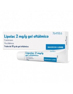 LIPOLAC 2 MG-G GEL OFTALMICO 10 G Ocular y Medicamentos - ANGELINI