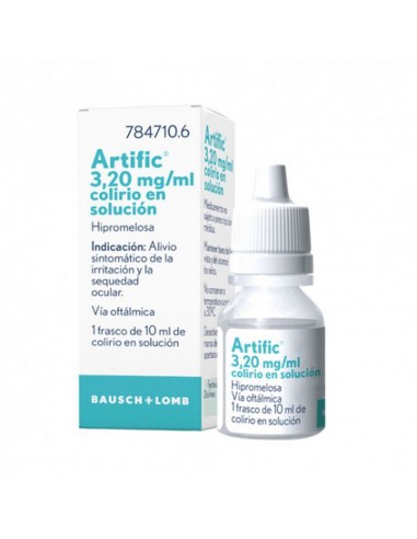 ARTIFIC 3.2 MG-ML COLIRIO 1 FRASCO SOLUCION 10 M Ocular y Medicamentos - ANGELINI