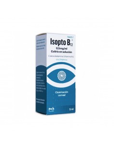 ISOPTO B 12 0.5 MG/ML COLIRIO 1 FRASCO SOLUCION Ocular y Medicamentos - M4 PHARMA