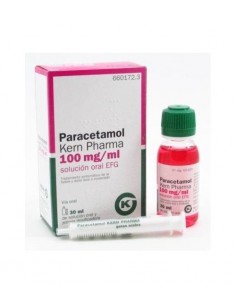 PARACETAMOL KERN EFG 100 MG-ML SOLUCION 30ML Analgesicos y Analgésico y Antiinflamatorio - KERN PHARMA
