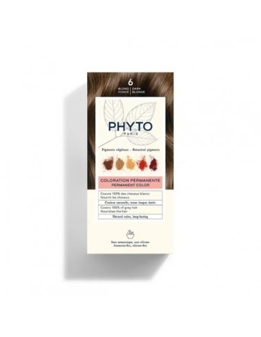 PHYTO COLOR Nº 6 RUBIO OSCURO Higiene y Inicio - 