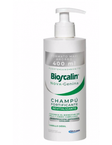 BIOSCALIN NOVA GENINA CHAMPU FORTIFICANTE REVITALIZANTE 400ML Inicio y  - BIOSCALIN