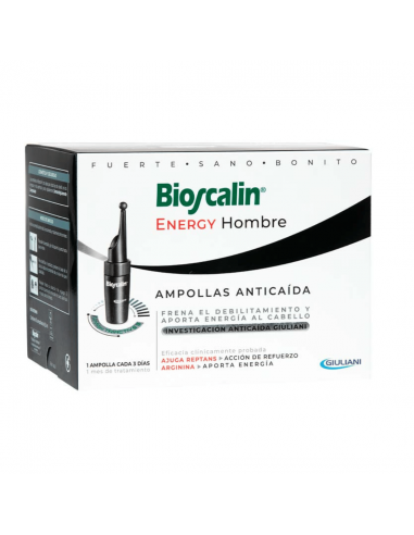 BIOSCALIN ENERGY HOMBRE AMPOLLAS ANTICAIDA 10 AMPOLLAS Inicio y  - BIOSCALIN