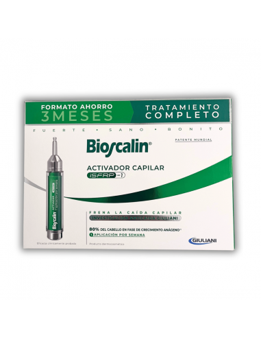 BIOSCALIN ACTIVADOR CAPILAR ISFRP-1 3 MESES Inicio y  - BIOSCALIN