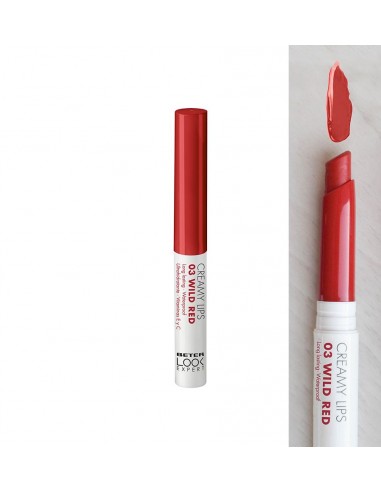 BETER LOOK LABIAL CREAMY Nº 03 WILD RED Inicio y  - BETER