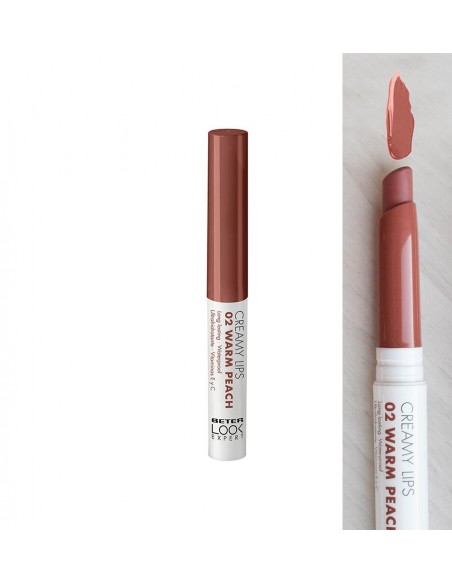 BETER LOOK LABIAL CREAMY Nº 02 WARM PEACH Inicio y  - BETER