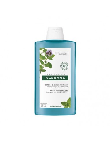 KLORANE CHAMPU DETOX MENTA 400 ML Higiene y Inicio - PIERRE FABRE