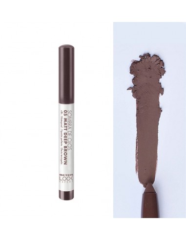 BETER LOOK SOMBRA DE OJOS Nº05 MATE DEEP BROWN Inicio y  - BETER