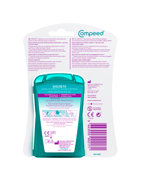 COMPEED PARCHE ANTIHERPES 15 UNIDADES Inicio y  - COMPEED