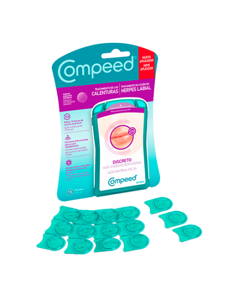 COMPEED PARCHE ANTIHERPES 15 UNIDADES Inicio y  - COMPEED