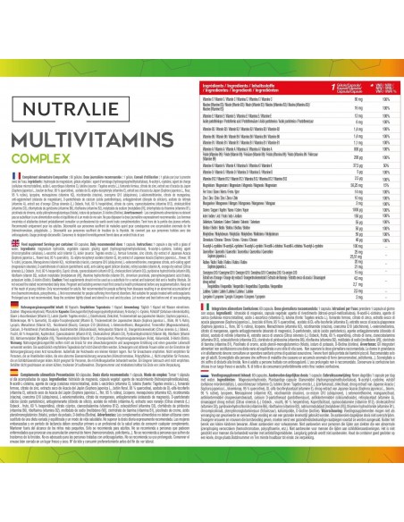NUTRALIE MULTIVITAMINICO 60 CAPSULAS Inicio y  - NUTRALIE