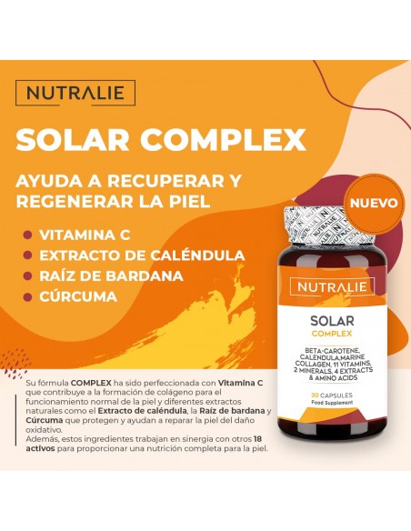 NUTRALIE SOLAR COMPLEX 30 CAPSULAS Inicio y  - NUTRALIE