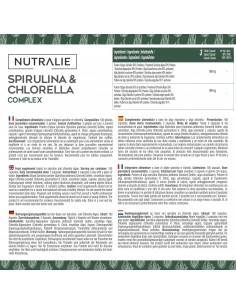NUTRALIE SPIRULINA & CHLORELLA 180 CAPSULAS Inicio y  - NUTRALIE 2