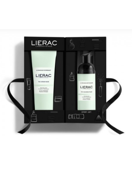 LIERAC COFRE MASCARILLA EXFOLIANTE 75ML+ ESPUMA LIMPIADORA 50ML Inicio y  - 