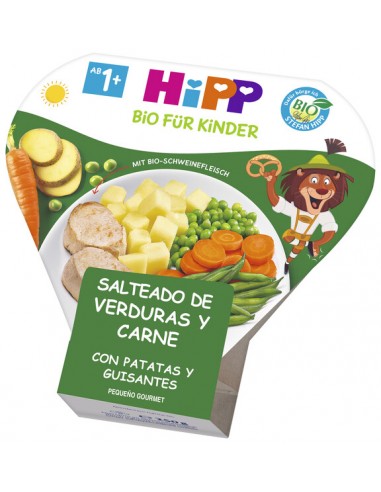 HIPP GOURMET SALTEADO DE VERDURAS CON CARNE 250G Inicio y  - HIPP