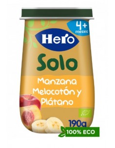 HERO SOLO MANZANA MELOCOTON Y PLATANO 190 G Inicio y  - 