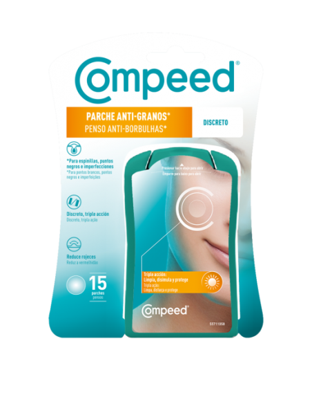 COMPEED PARCHE ANTI-GRANOS DISCRETO 15U Inicio y  - COMPEED