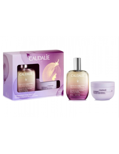 CAUDALIE COFRE HUILE DE SOIN LISSAGE&GLOW Packs y cofres regalo y Cosmética facial - CAUDALIE