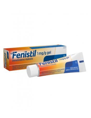 FENISTIL 1 MG/G GEL TOPICO 50G Irritación de la piel y Dermatologia - NOVARTIS