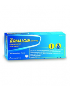 TERMALGIN 500 MG 20 COMPRIMIDOS Analgesicos y Analgésico y Antiinflamatorio - NOVARTIS