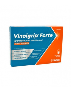 VINCIGRIP FORTE 10 SOBRES GRANULADO NARANJA Resfriados y Resfriado, tos y Gripe - SALVAT