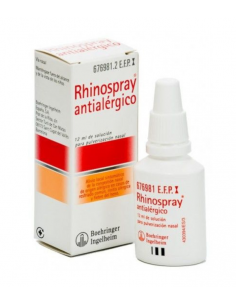 RHINOSPRAY ANTIALERGICO NEBULIZADOR NASAL 12 ML Congestion nasal y Resfriado, tos y Gripe - BOEHRINGER