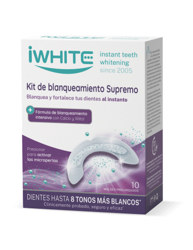 IWHITE KIT BLANQUEAMIENTO SUPREMO 10 MOLDES