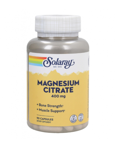 SOLARAY MAGNESIUM CITRATO 90 CAPSULAS Salud y Inicio - SOLARAY