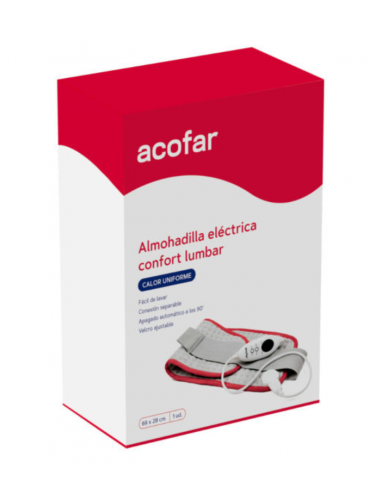 ACOFAR ALMOHADILLA ELECTRICA CONFORT LUMBAR Salud y Inicio - ACOFARMA